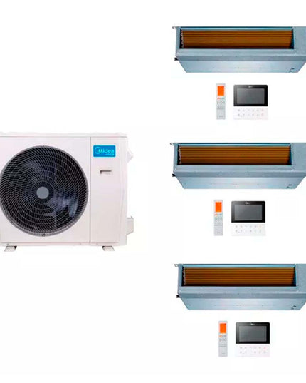 MIDEA AIRE MULTISPLIT INVERTER SMART 36K+9+12+24 DUCTADO