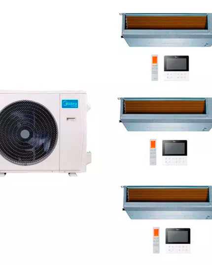 MIDEA AIRE MULTISPLIT INVERTER SMART 36K+12+12+12 DUCTADO