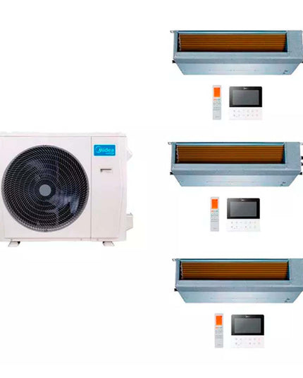 MIDEA AIRE MULTISPLIT INVERTER SMART 36K+9+12+18 DUCTADO