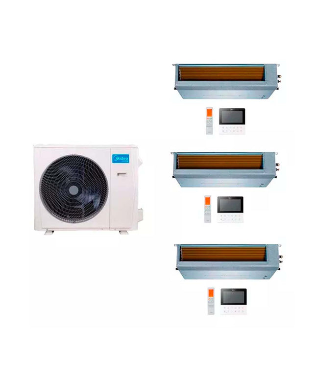 MIDEA AIRE MULTISPLIT INVERTER SMART 36K+9+18+18 DUCTADO