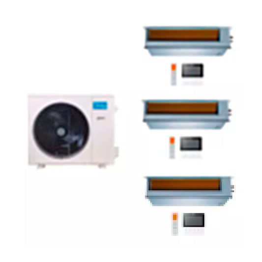 MIDEA AIRE MULTISPLIT INVERTER SMART 36K+9+18+18 DUCTADO