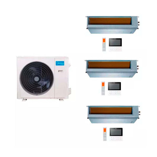 MIDEA AIRE MULTISPLIT INVERTER SMART 36K+9+18+18 DUCTADO