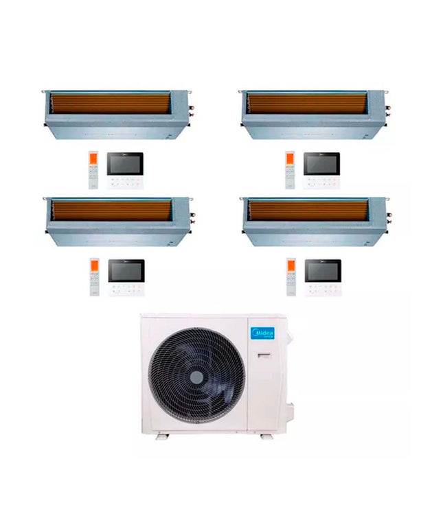 Midea Aire Multisplit Inverter Smart 36k+9+9+9+9 Ductado