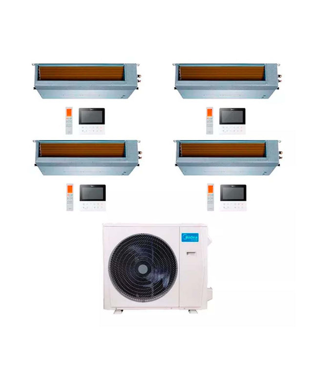 MIDEA AIRE MULTISPLIT INVERTER SMART 36K+9+12+12+18 DUCTADO