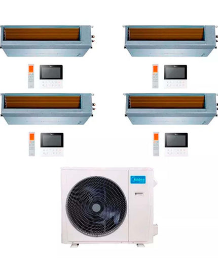 MIDEA AIRE MULTISPLIT INVERTER SMART 36K+9+12+12+24 DUCTADO