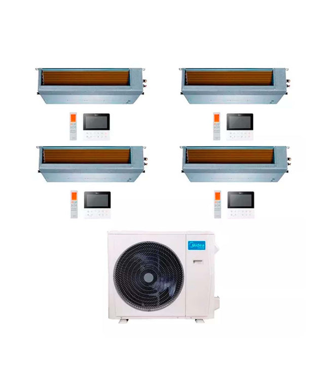 MIDEA AIRE MULTISPLIT INVERTER SMART 36K+9+12+12+12 DUCTADO