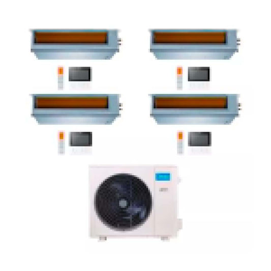 MIDEA AIRE MULTISPLIT INVERTER SMART 36K+9+12+12+12 DUCTADO