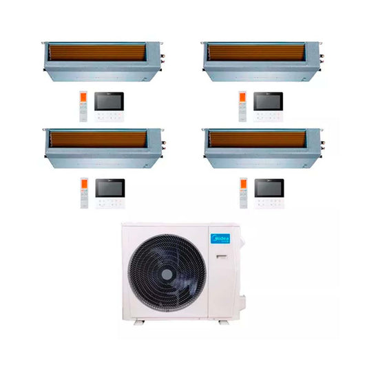 MIDEA AIRE MULTISPLIT INVERTER SMART 36K+9+9+9+24 DUCTADO