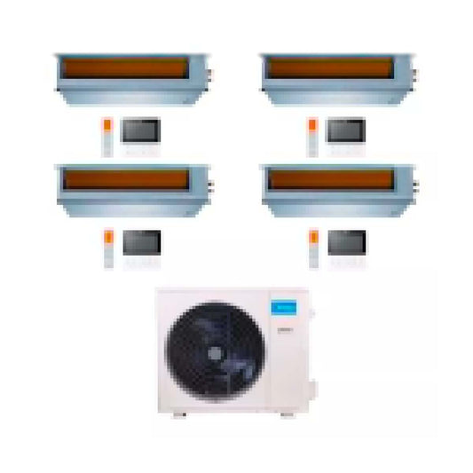 MIDEA AIRE MULTISPLIT INVERTER SMART 36K+9+9+9+24 DUCTADO