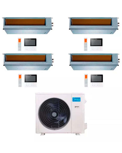 MIDEA AIRE MULTISPLIT INVERTER SMART 36K+9+9+9+24 DUCTADO