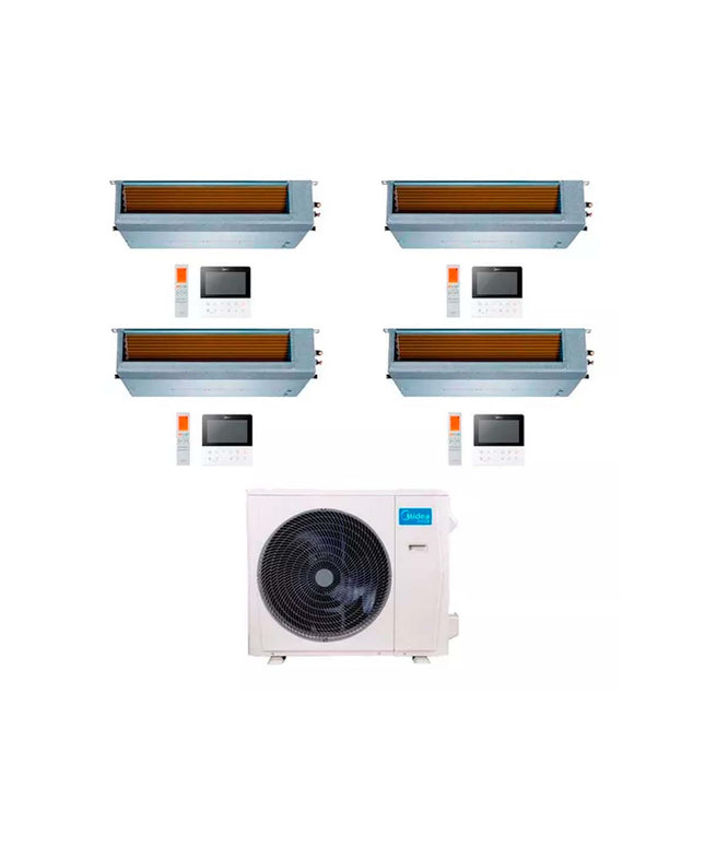 MIDEA AIRE MULTISPLIT INVERTER SMART 36K+12+12+12+18 DUCTADO