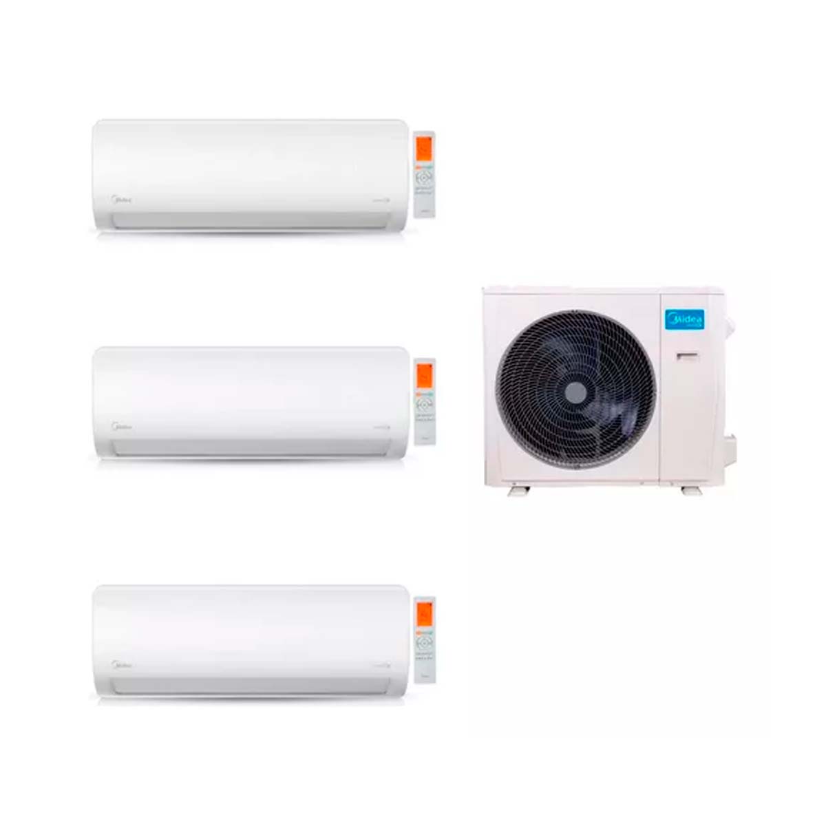 MIDEA AIRE MULTISPLIT INVERTER SMART 42K+12+18+18 PARED