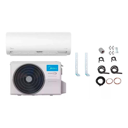 MIDEA INVERTER AIRE ACOND. SPLIT P/ PARED 3096F + TOTALINE KIT 3MT KIT3F