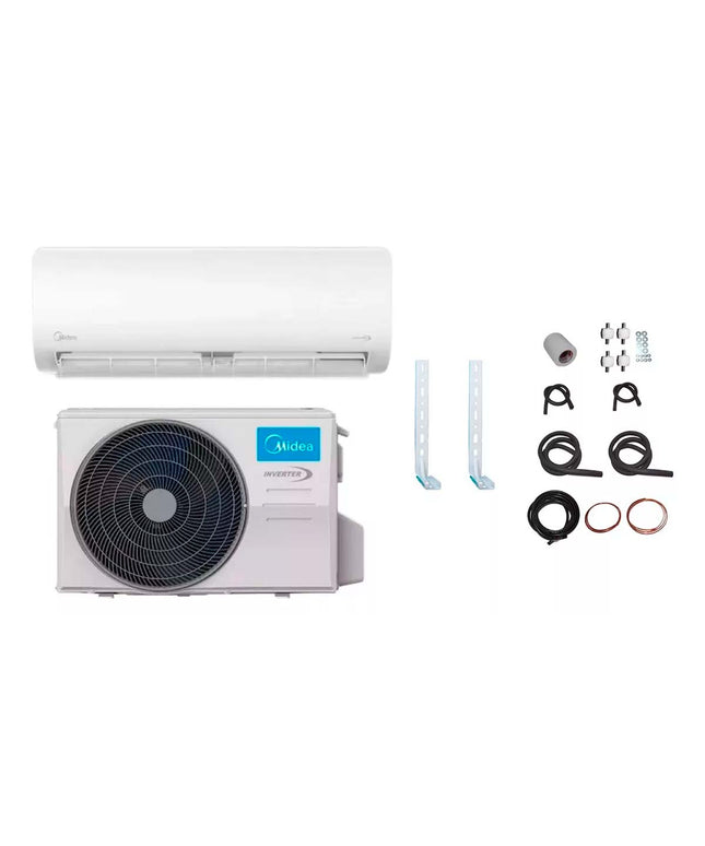 MIDEA INVERTER AIRE ACOND. SPLIT P/ PARED 3096F + TOTALINE KIT 3MT KIT3F