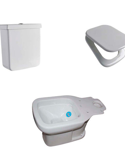 COMBO INODORO LARGO FERRUM LIMAY DEPOSITO Y ASIENTO TYXMC