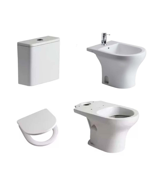 COMBO VENETO FERRUM INODORO L C/ TAPA+DEPOSITO+BIDE 1 AGU