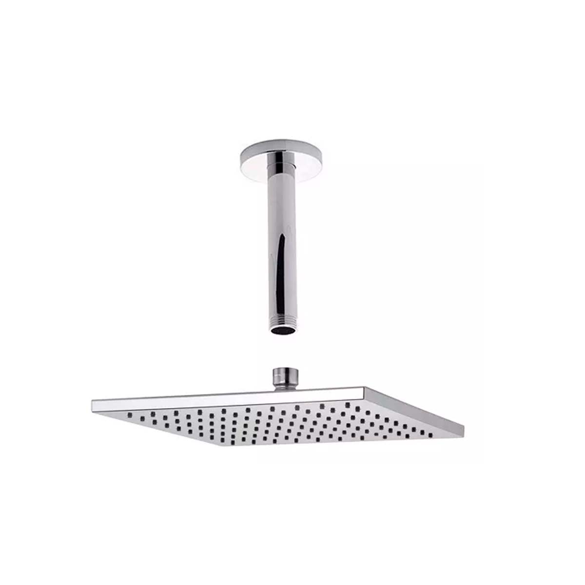 DUCHA ARTIC PLASTICA 250MM DE LADO Y BRAZO VERTICAL FV