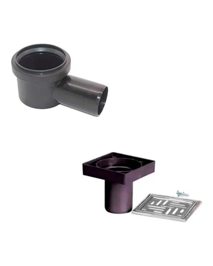 KIT DUCHA DURATOP 40 HORIZIONTAL RECEPTACULO Y REJILLA