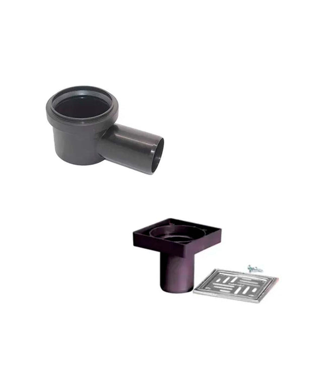 KIT DUCHA DURATOP 40 HORIZIONTAL RECEPTACULO Y REJILLA