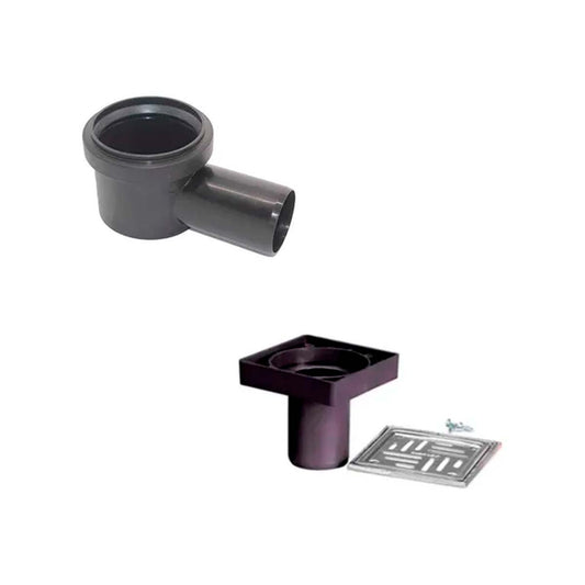 KIT DUCHA DURATOP 40 HORIZIONTAL RECEPTACULO Y REJILLA