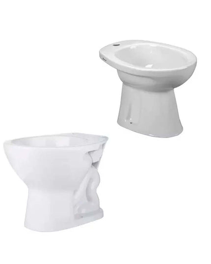 COMBO FERRUM ANDINA INODORO CORTO + BIDET 1 AGUJERO