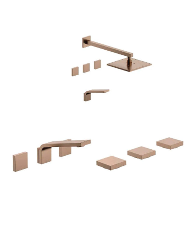 SET GRIFERIA BAÑO 3 PIEZAS CHALTEN FV LAVATORIO