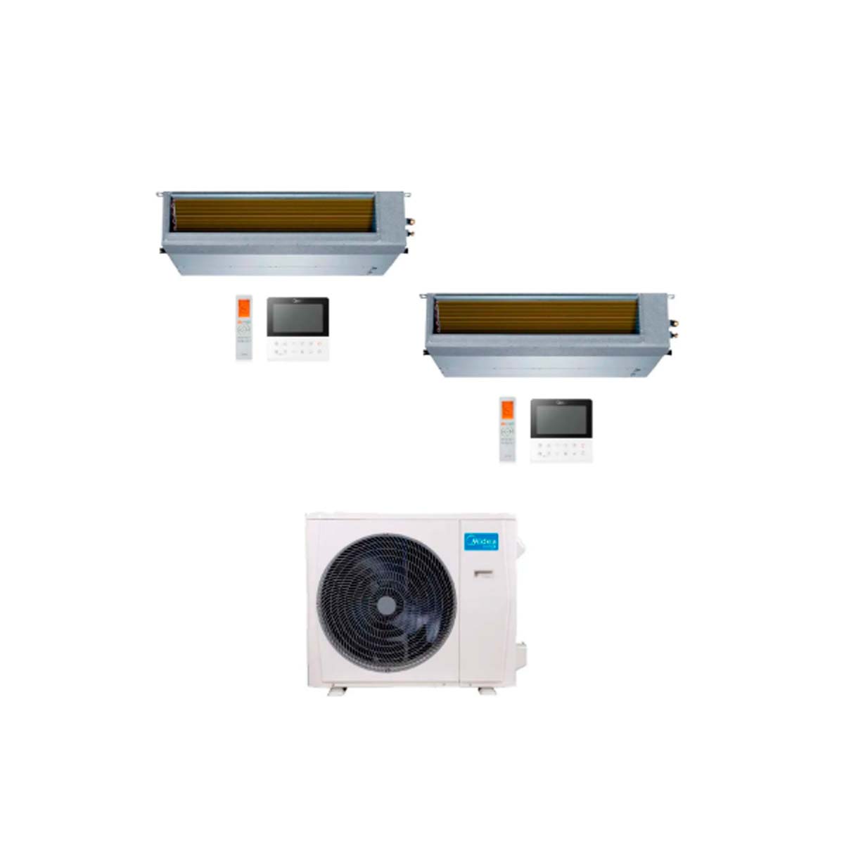 Midea Aire Multisplit Inverter Smart 42k+9+24 Ductado