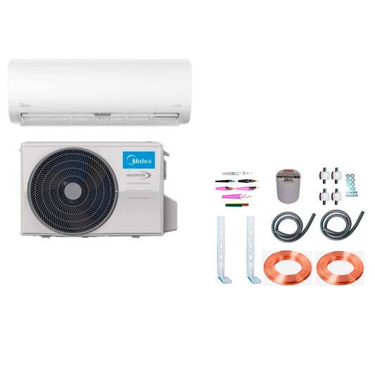 AIRE ACONDICIONADO MIDEA INVERTER SPLIT 4601F + KIT INSTALACION 4F5