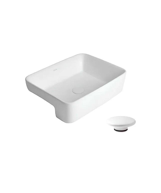 Ferrum Bacha De Baño Semi Encaje Dongio Lks10 Y Tapon Ztsc