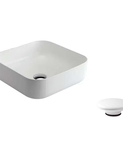 FERRUM BACHA TORI SLIM LK394 B CUADRADA 40X40 Y TAPON ZTSC