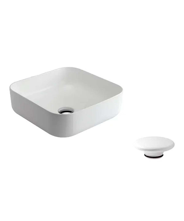 FERRUM BACHA TORI SLIM LK394 B CUADRADA 40X40 Y TAPON ZTSC