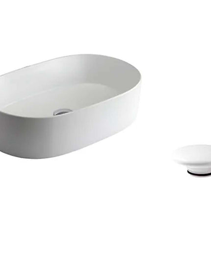FERRUM MILOS BACHA OVAL LK385 Y TAPON CERAMICO ZTSC