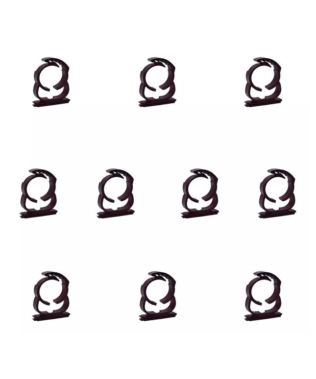 COMBO DURATOP DEMA DEMAFIX GRAMPA PLASTICA AJUSTABLE 25MM X 10UNID