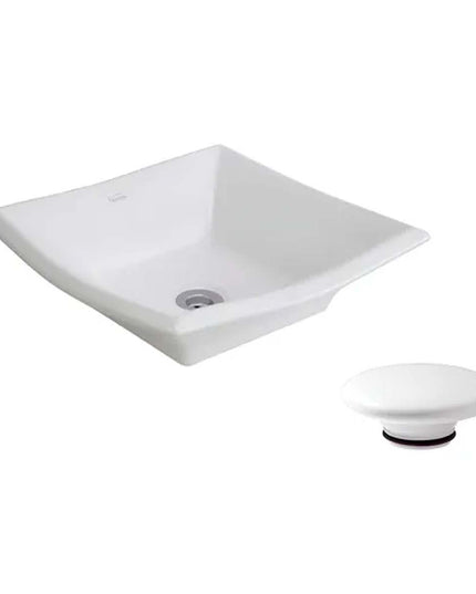 FERRUM TORI BACHA CUADRA 40CM L025K Y TAPON CERAMICO ZTSC