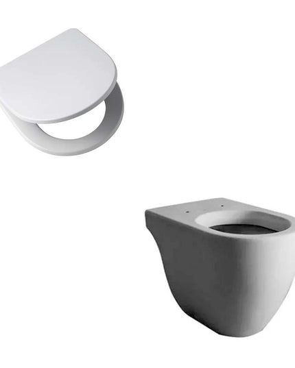 COMBO FERRUM FONTANA INODORO CORTO CON TAPA