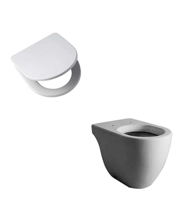 COMBO FERRUM FONTANA INODORO CORTO CON TAPA