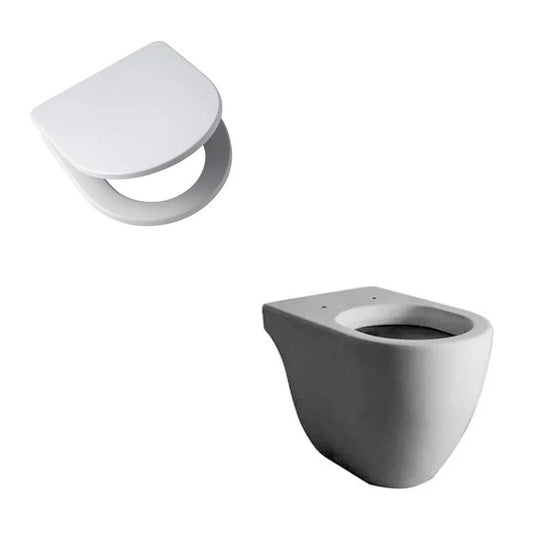 COMBO FERRUM FONTANA INODORO CORTO CON TAPA