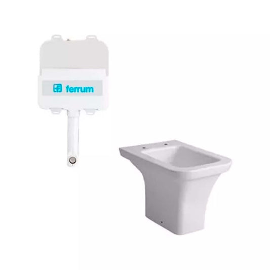 INODORO CORTO MILENA IDCMJ Y DEPOSITO EMBUTIR FERRUM