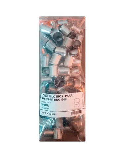 CASQUILLO INOX. OFITT L PEISA PARA PRESS-FITTING 25 X 100 UNIDADES