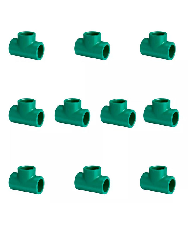 COMBO TEE NORMAL DE 25MM X10 UNID ACQUA SYSTEM DEMA