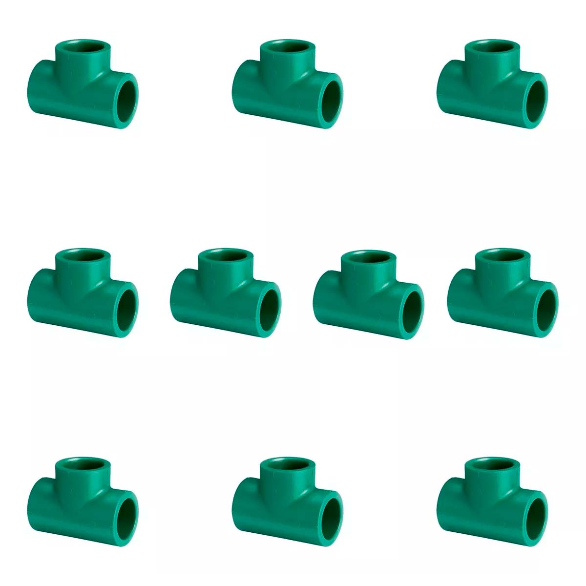 COMBO TEE NORMAL DE 25MM X10 UNID ACQUA SYSTEM DEMA