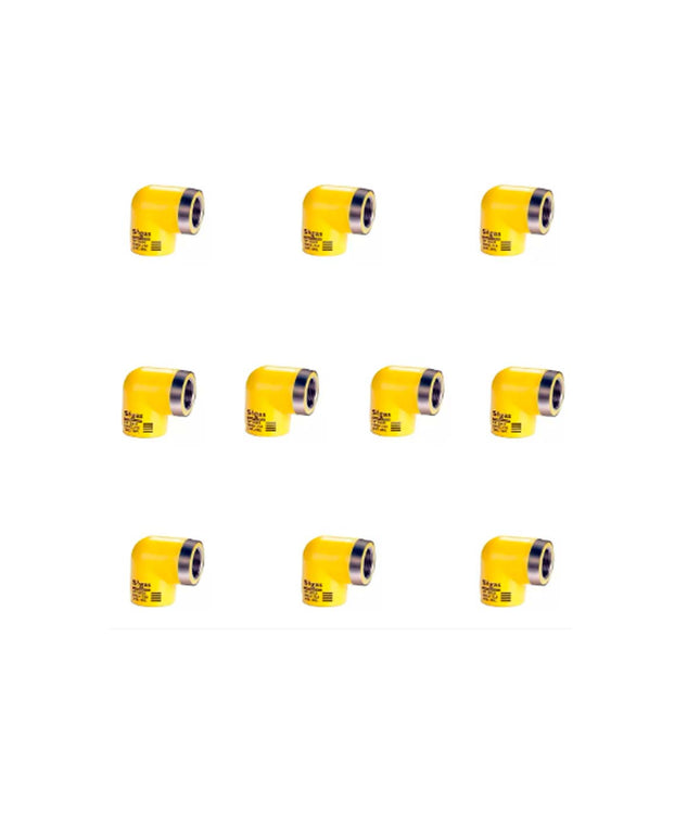 CODO 90° CON ROSCA SIGAS DEMA 25 X RH 1/2 10 UNIDADES