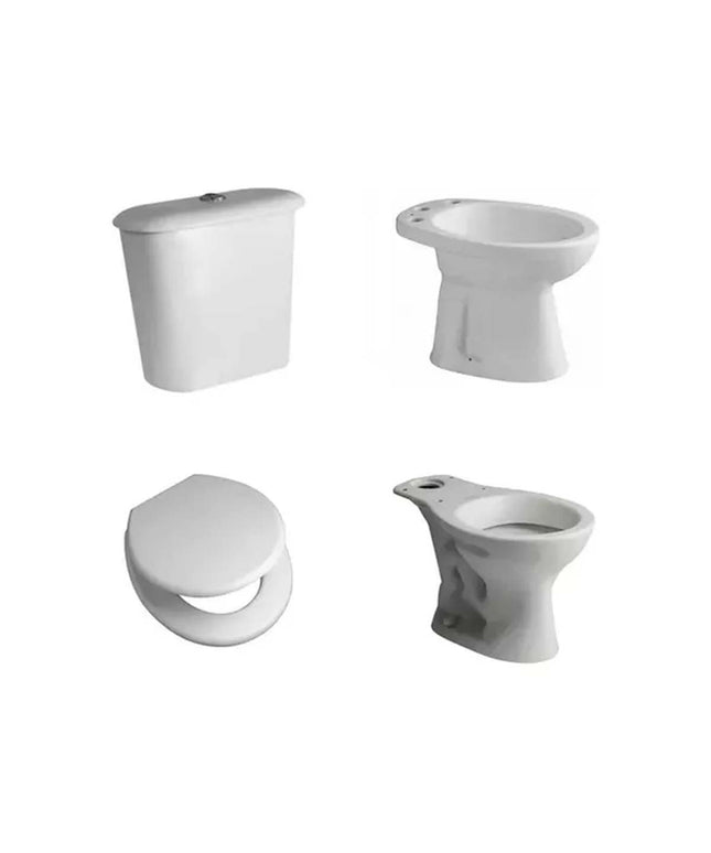 JUEGO  DE BAÑO ANDINA FERRUM 4 PIEZAS