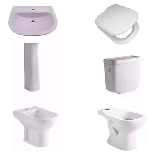 JUEGO COMPLETO DE BAÑO BARI FERRUM  1 AGUJERO TKSP