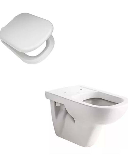 INODORO DE COLGAR IKPJ Y TAPA ASIENTO TKM BARI FERRUM