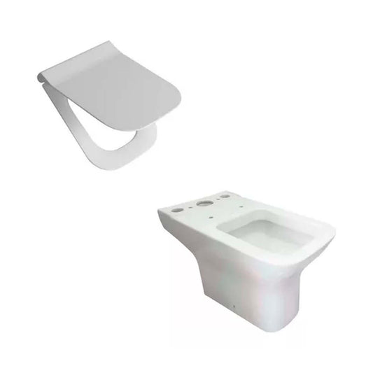 INODORO LARGO 4.5 LT IBLQX  Y  TAPA UF SLIM TEMPLE FERRUM