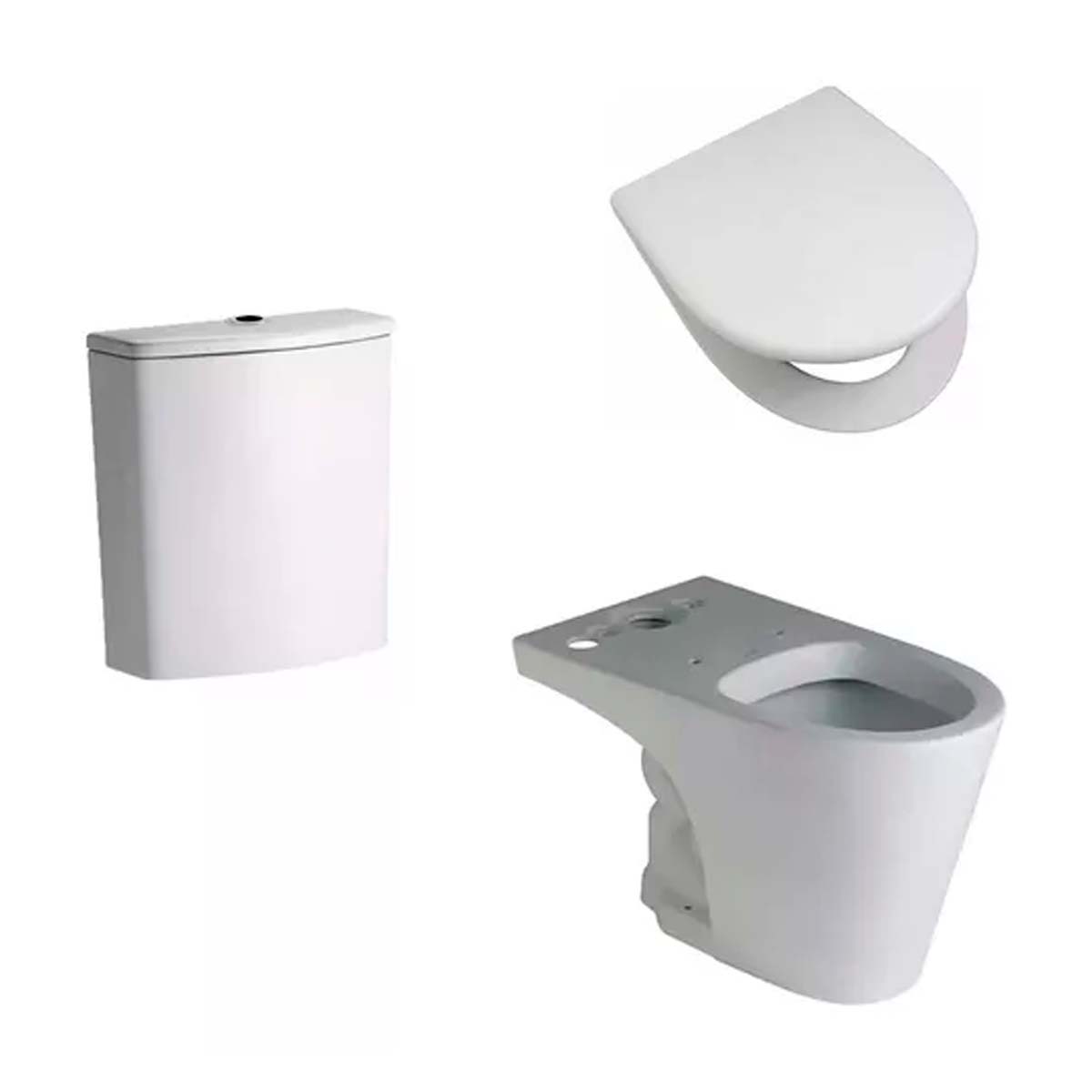 JUEGO DE BAÑO COMPLETO DEPOSITO TOUCHLESS  MARINA FERRUM