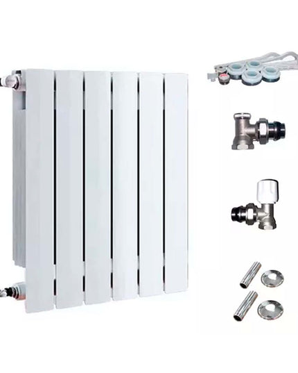 RADIADOR BROEN 500 BL 6 ELEMENTOS KIT DE INSTALACIÓN  PEISA