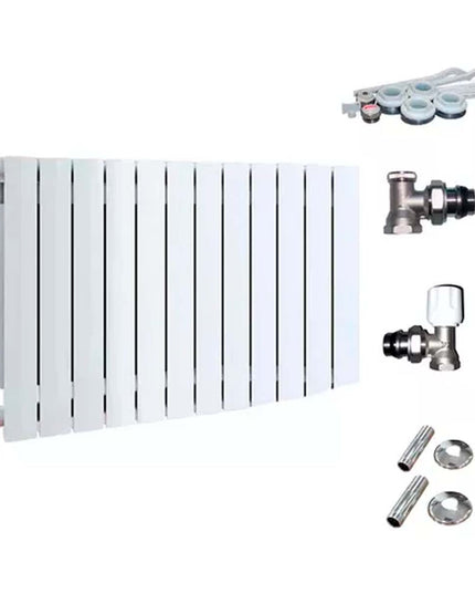 RADIADOR BROEN 500 BL 12 ELEMENTOS KIT DE INSTALACIÓN  PEIS