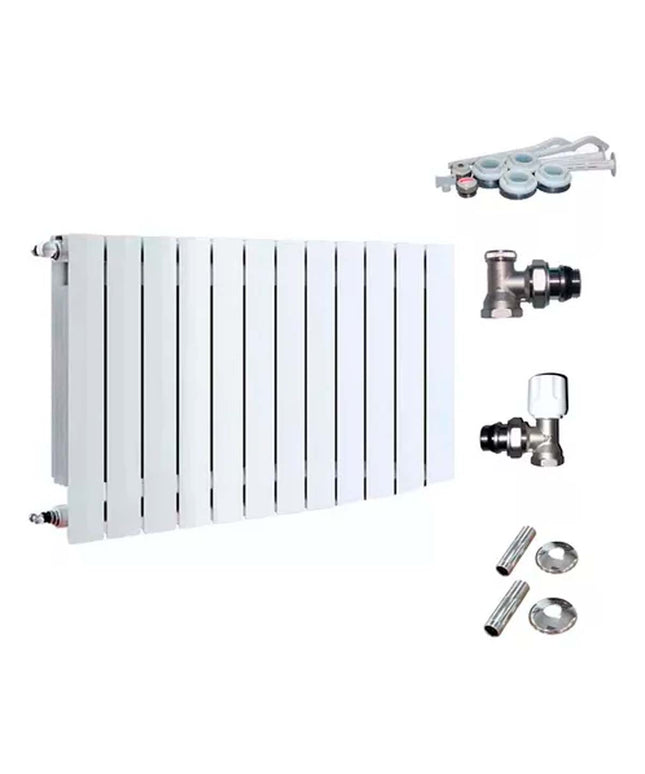 RADIADOR BROEN 500 BL 12 ELEMENTOS KIT DE INSTALACIÓN  PEIS